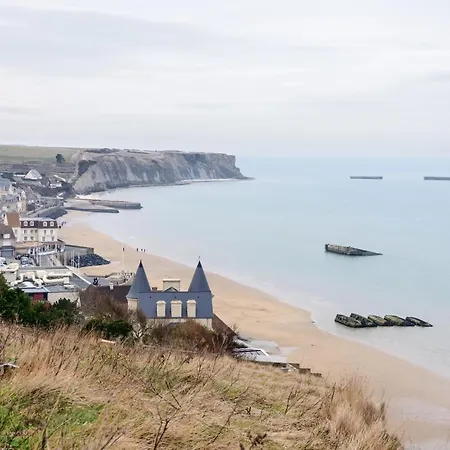Appartement En Front De Mer Avec Terrasse Et Vue Mer Arromanches-les-Bains Exterior foto
